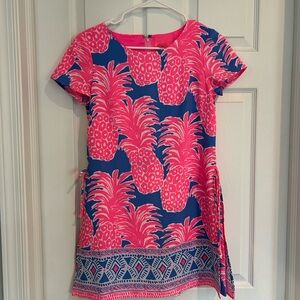 Lilly Pulitzer Vibrant Pink and Blue Dress